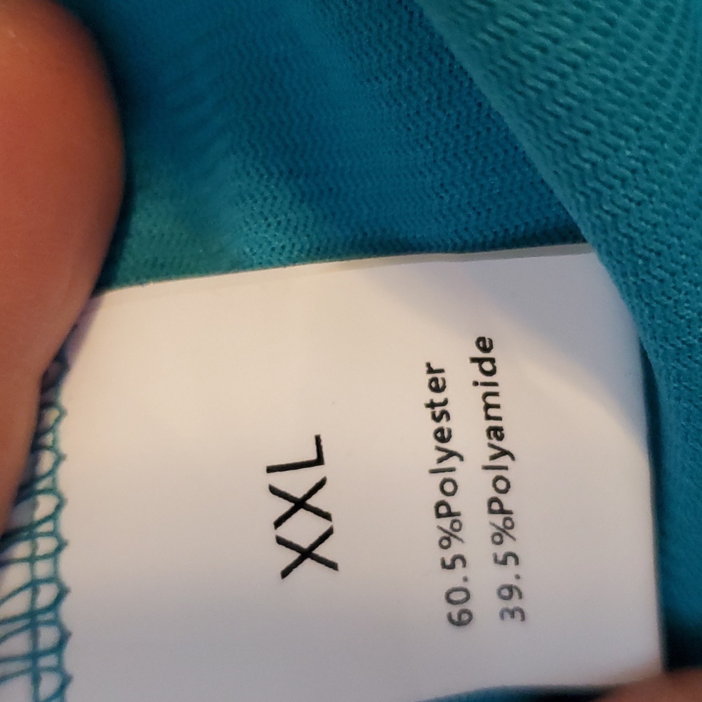 Elegant Teal Shimmering Top - Picture 8 of 10